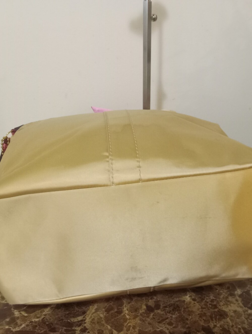 Coach 06 Hampton Satin/Leather EUC - Picture 11 of 14